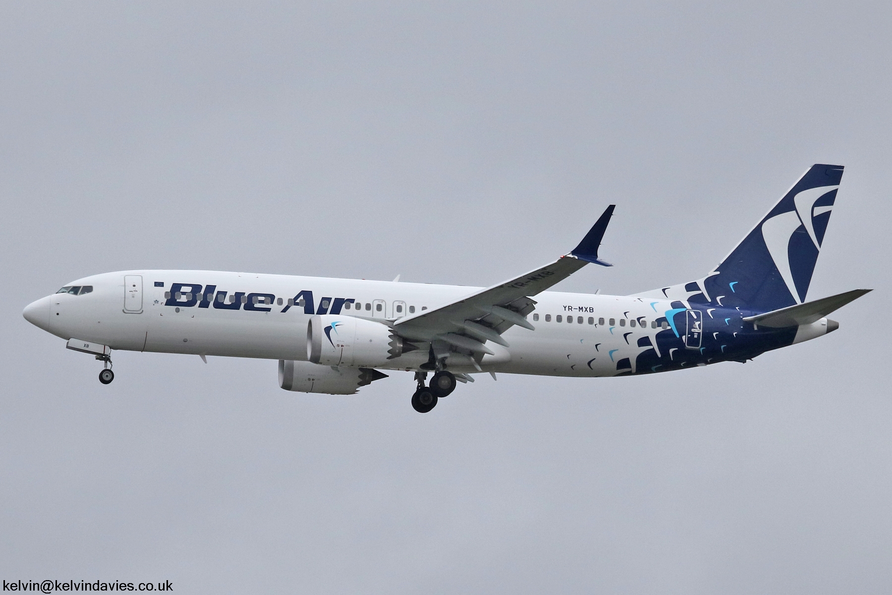 Blue Air 737MAX YR-MXB