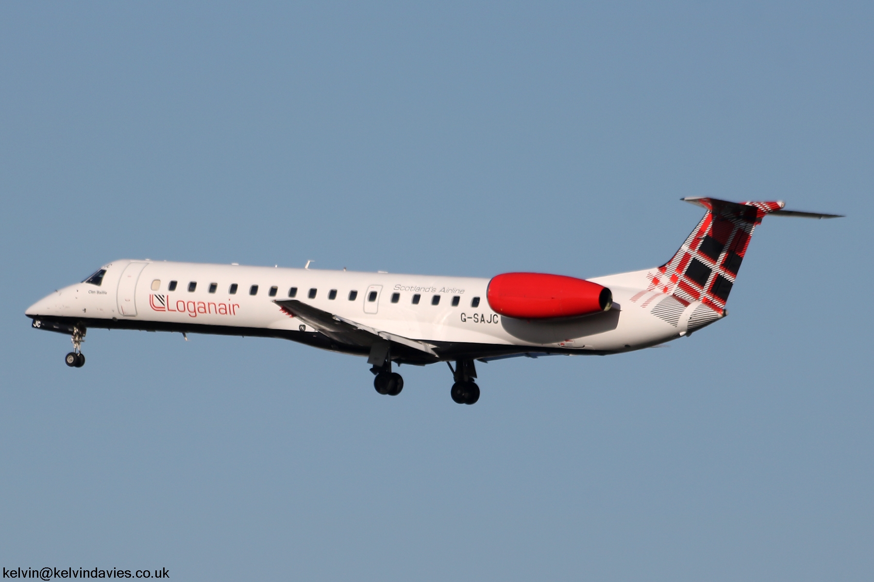 Loganair ERJ 145 G-SAJC