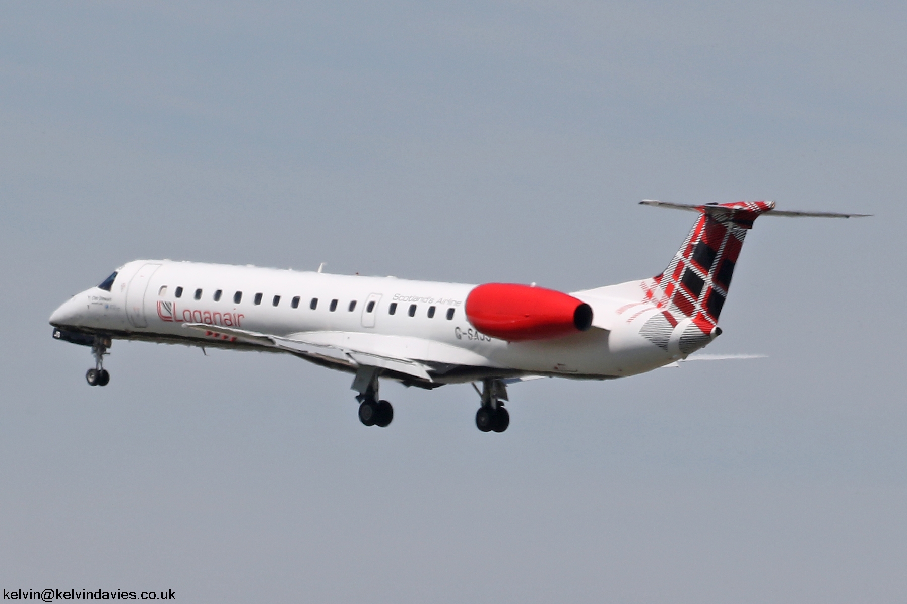 Loganair ERJ145 G-SAJS