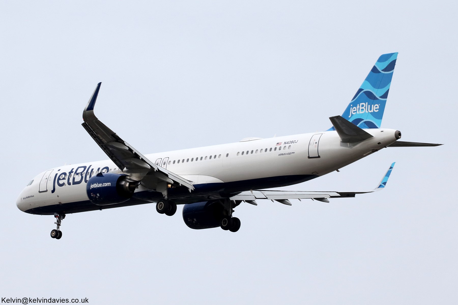 JetBlue Airways A321NEO N4080J