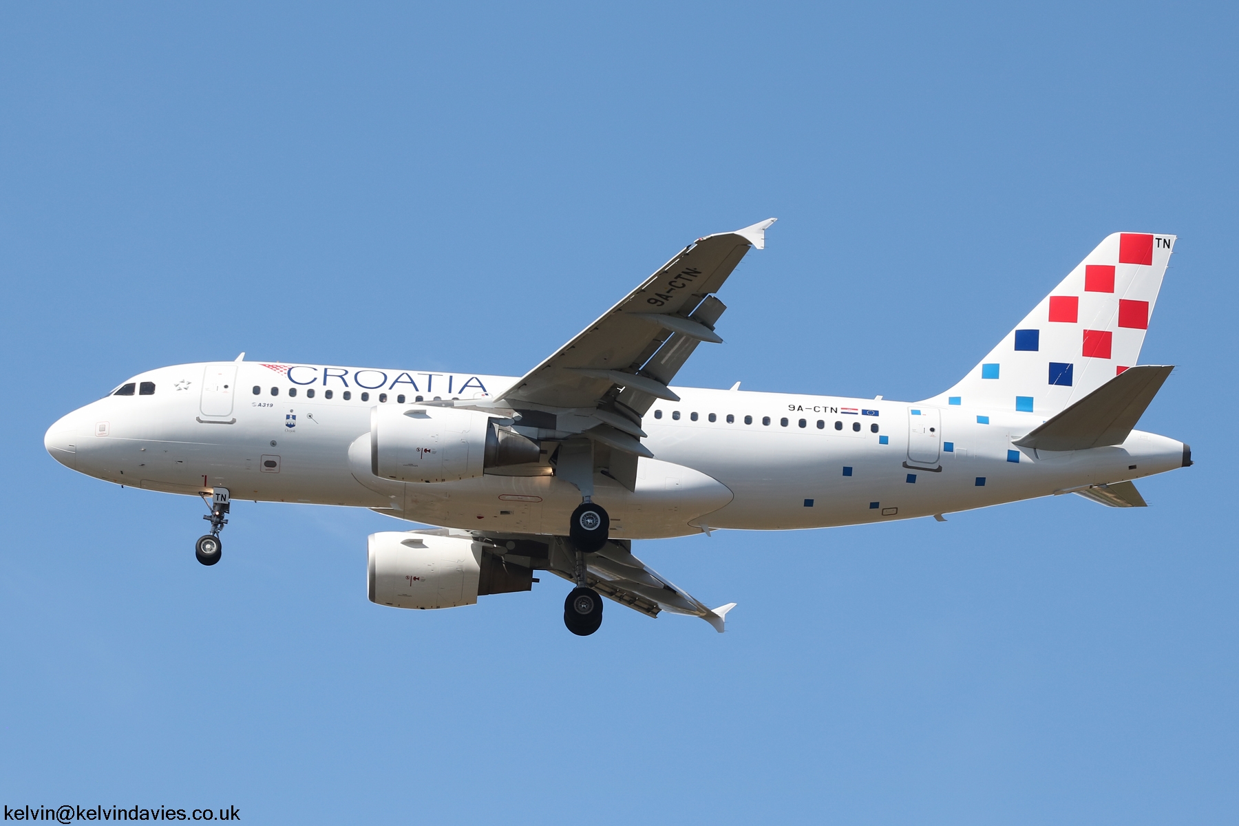 Croatia Airlines A319 9A-CTN
