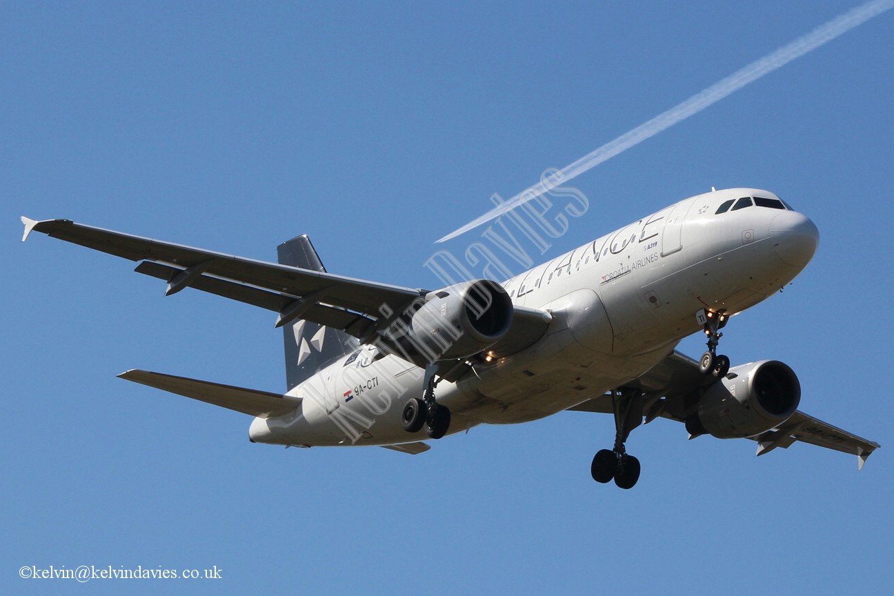 Croatia Airlines A319 9A-CTI
