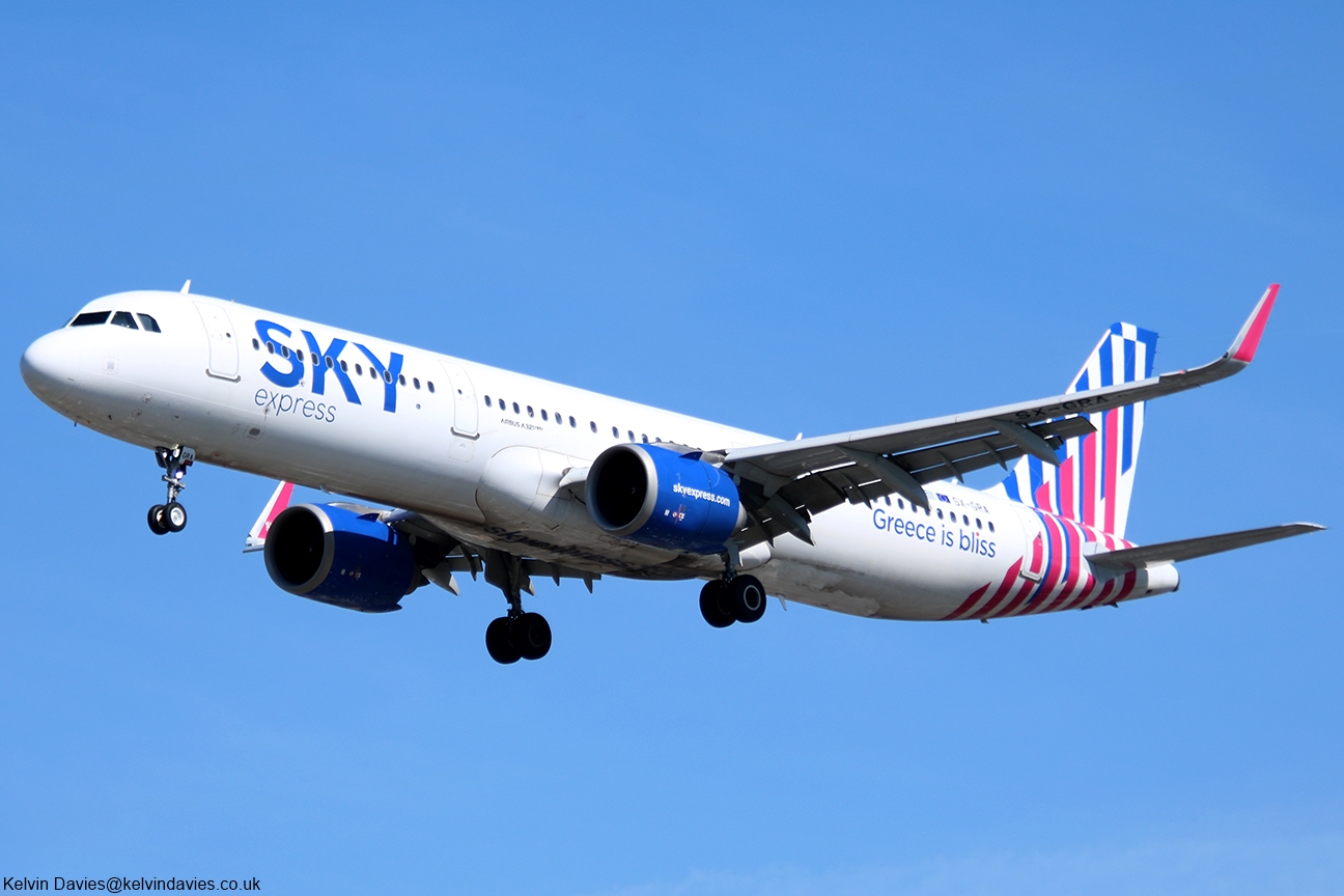 Sky Express Greece A321 SX-GRA