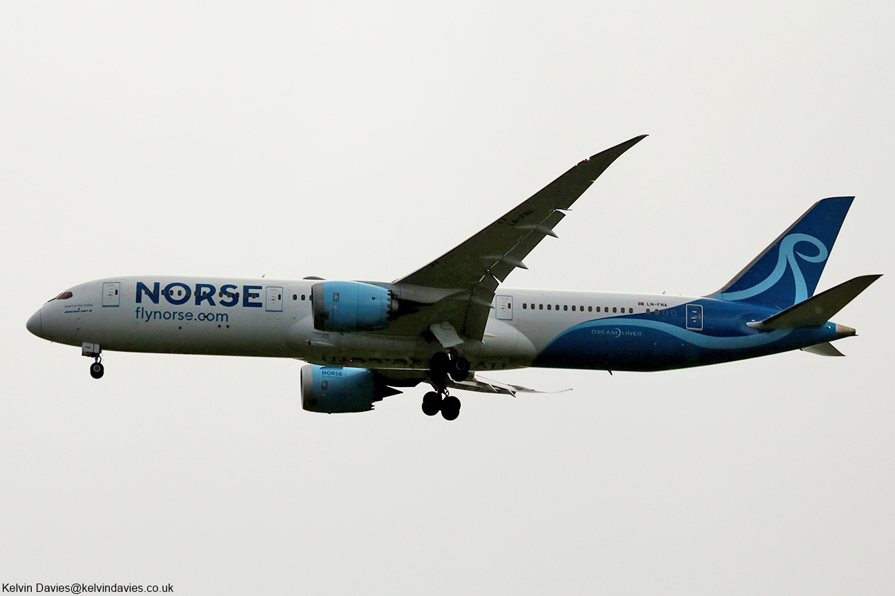 Indigo 787 LN-FNA