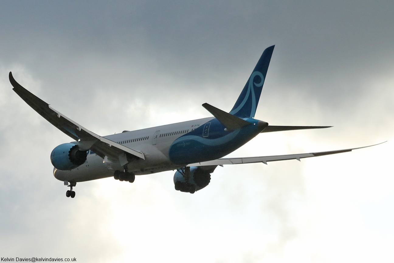 Indigo 787 LN-FNA