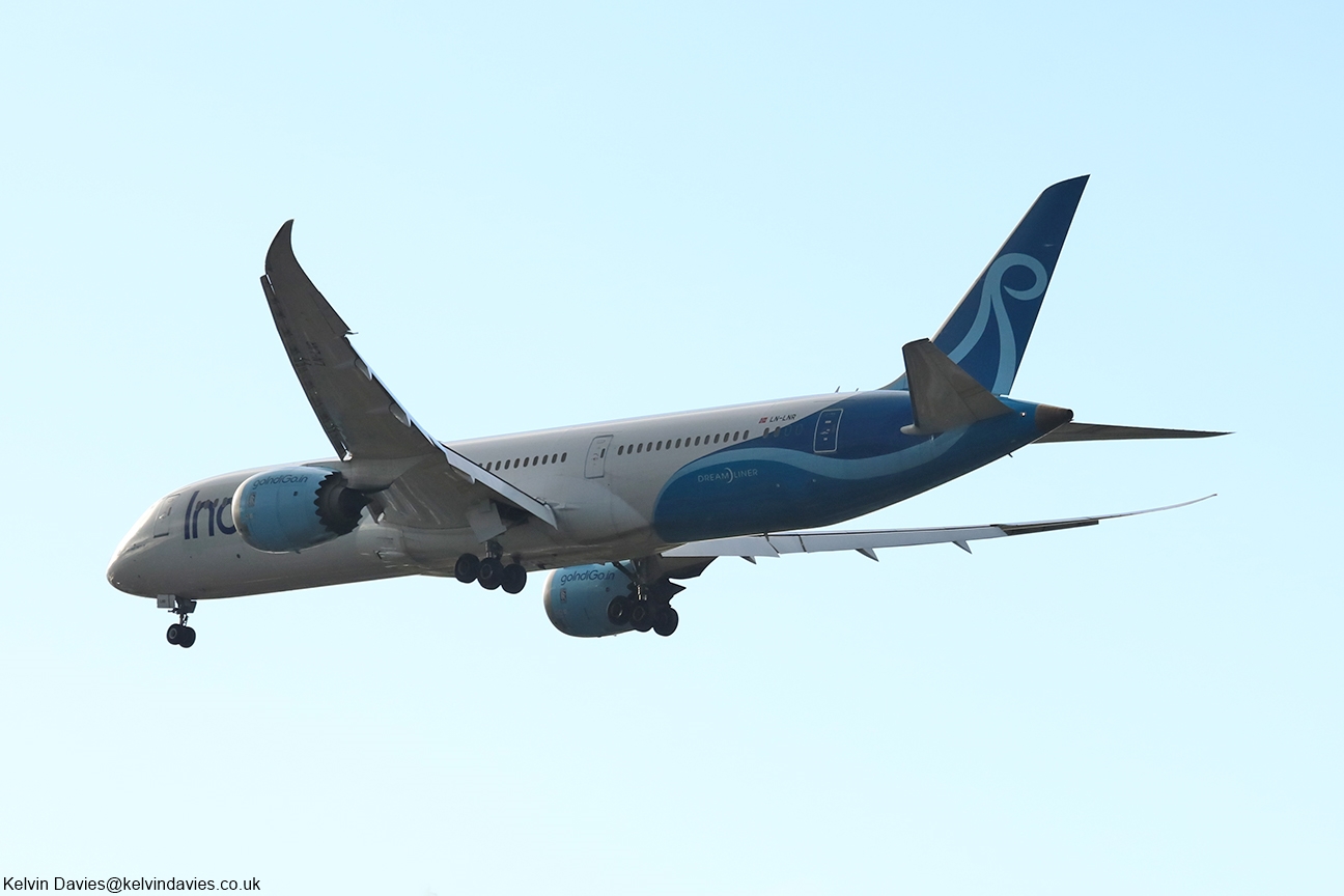 Indigo 787 LN-LNR