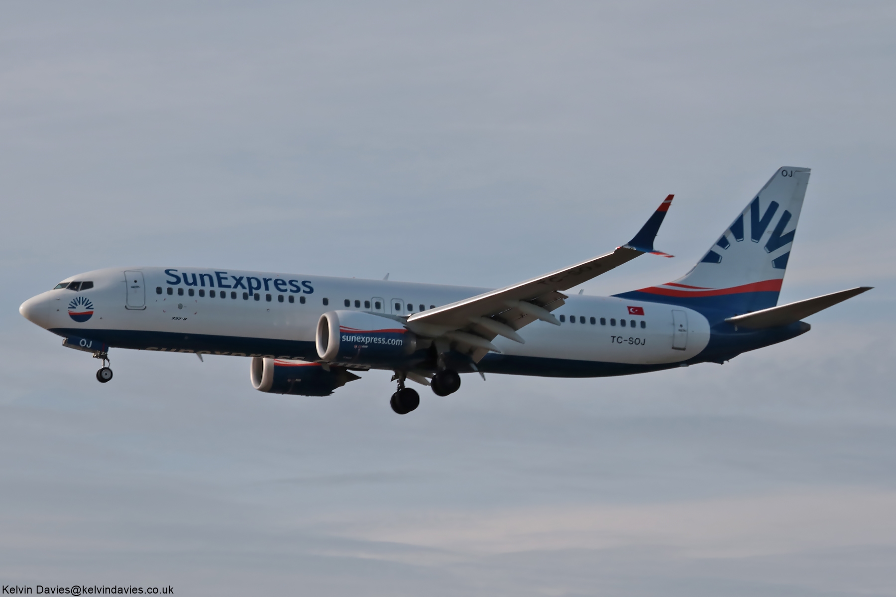 Sun Express 737MAX-8 TC-SOJ