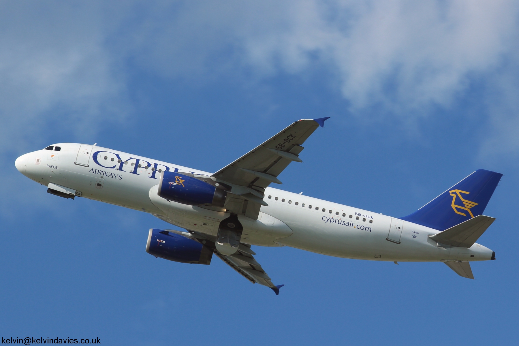 Cyprus Airways A320 5B-DCK
