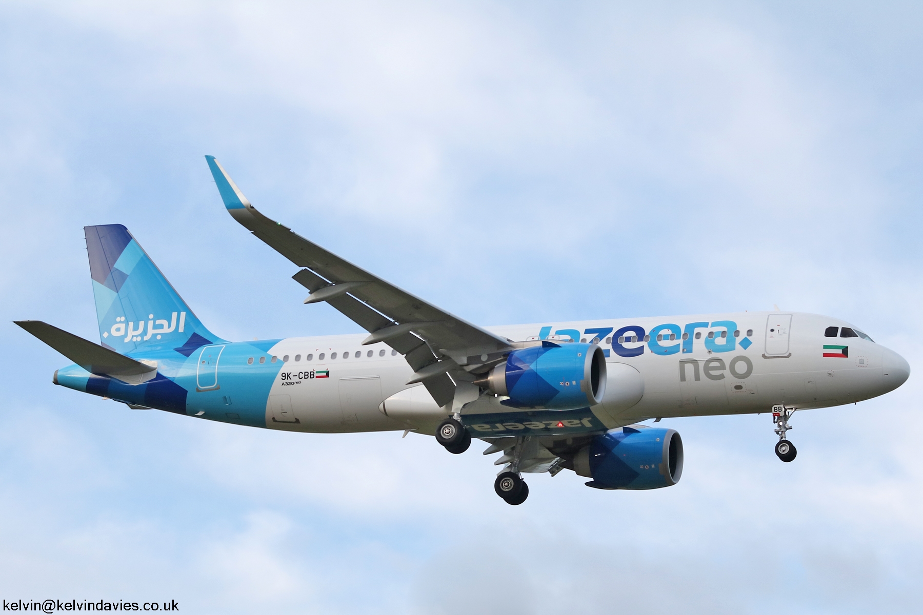 Jazeera Airways A320NEO 9K-CBB