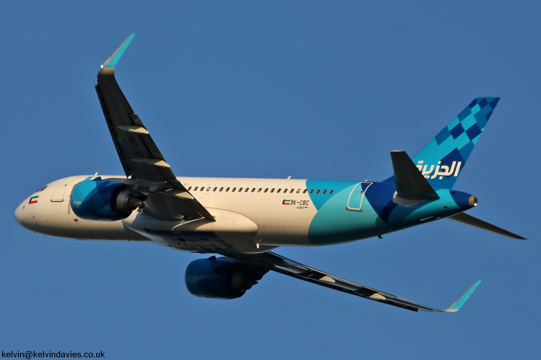 Jazeera Airways A320 9K-CBC