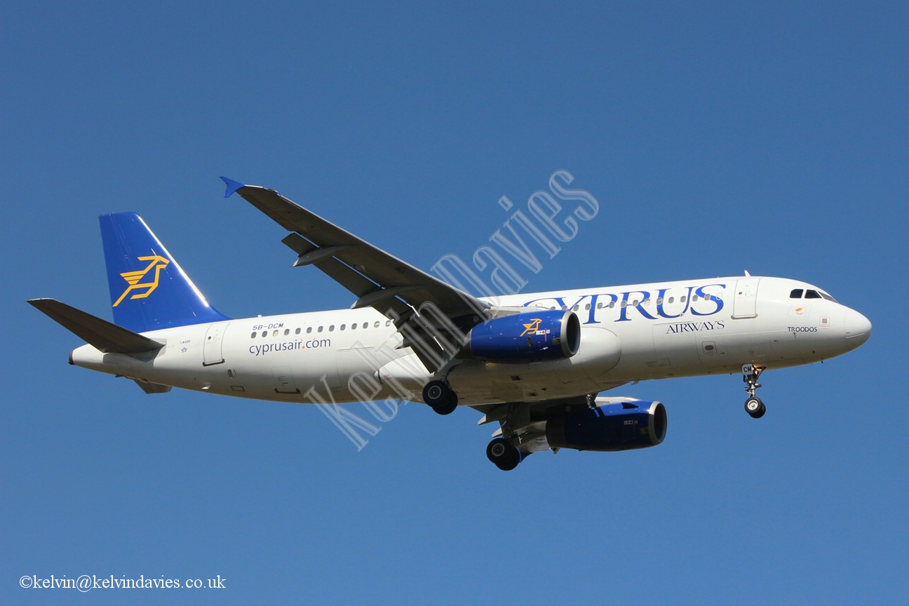 Cyprus Airways A320 5B-DCM