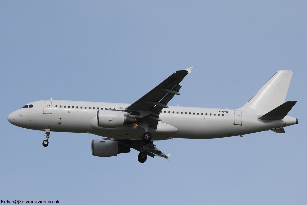 GetJet Airlines A320 LY-GYM