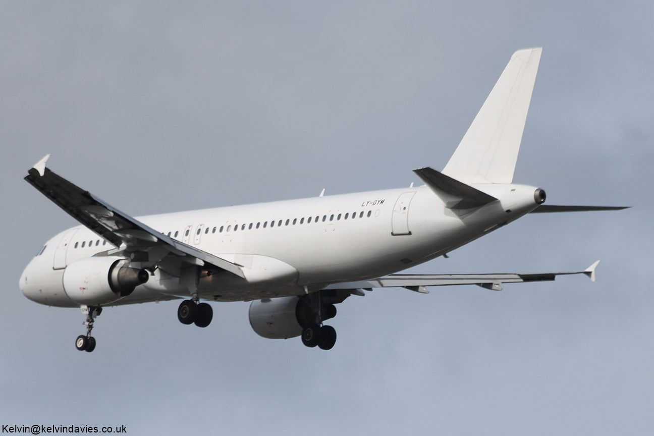 GetJet Airlines A320 LY-GYM