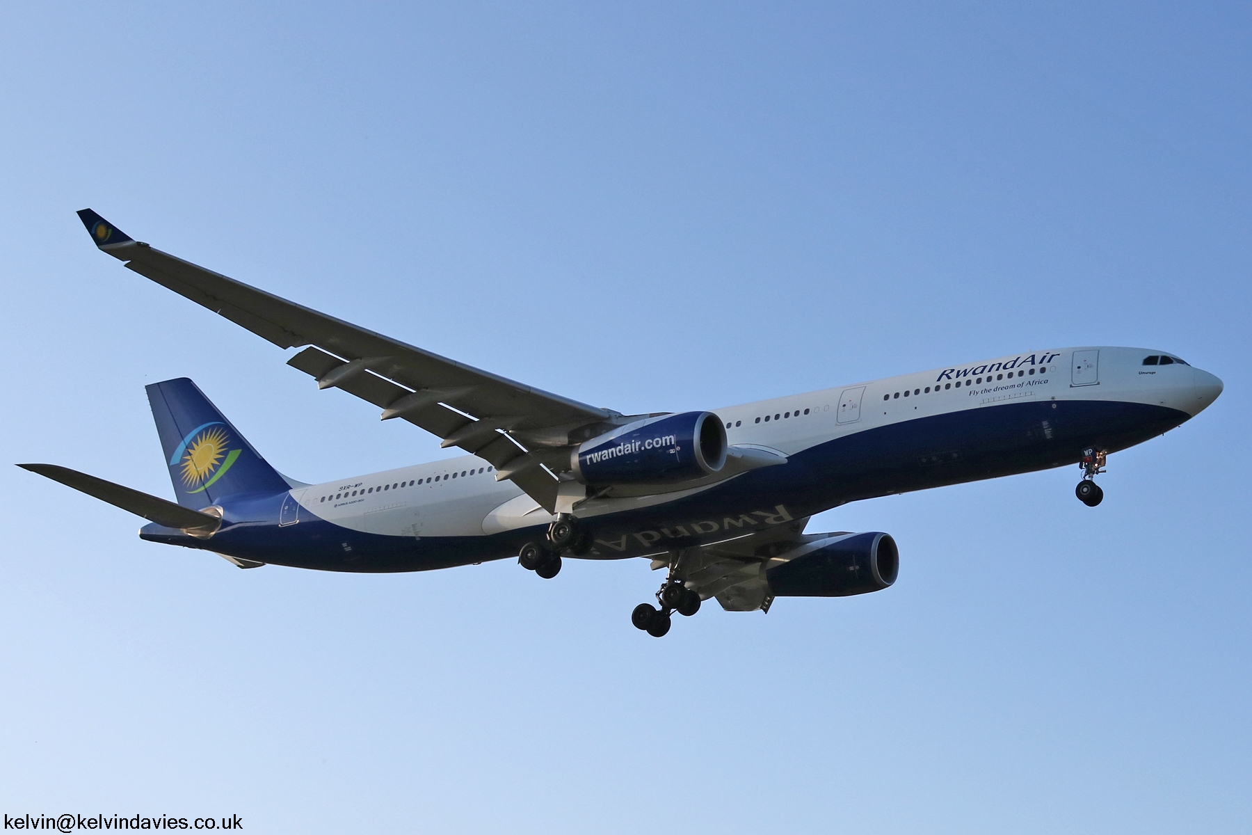 RwandAir A330 9XR-WP
