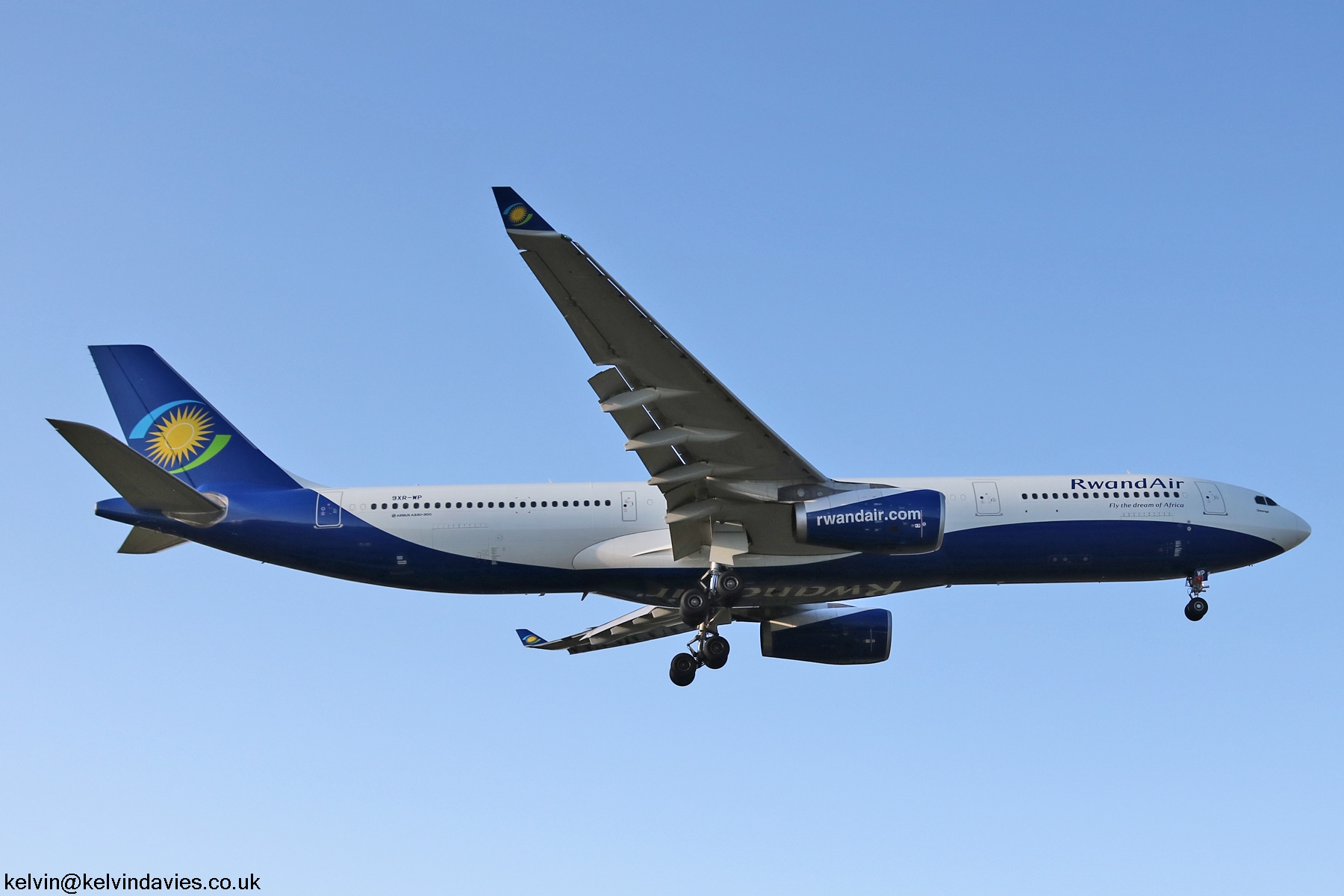 RwandAir A330 9XR-WP