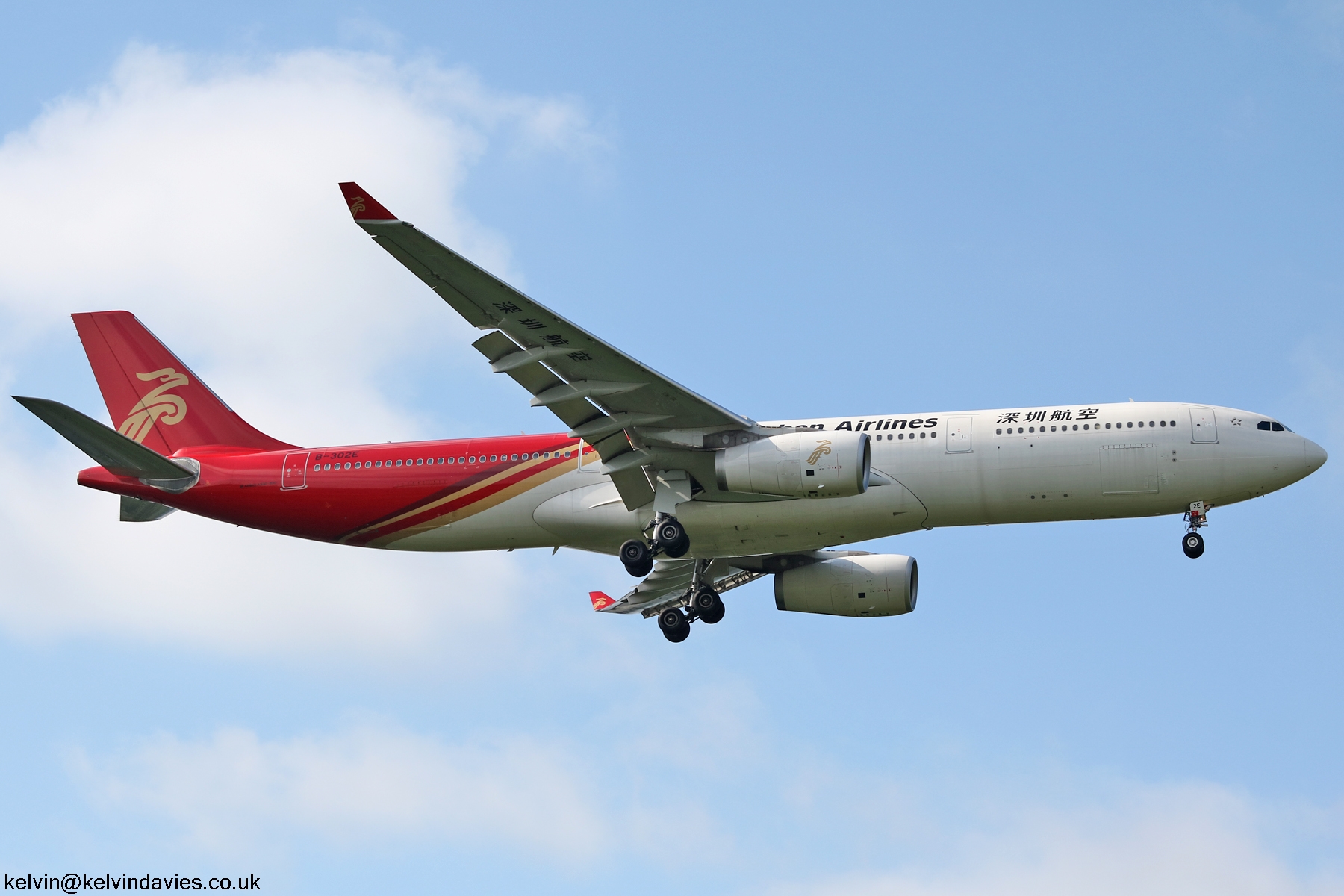 Shenzhen Airlines A330 B-302E