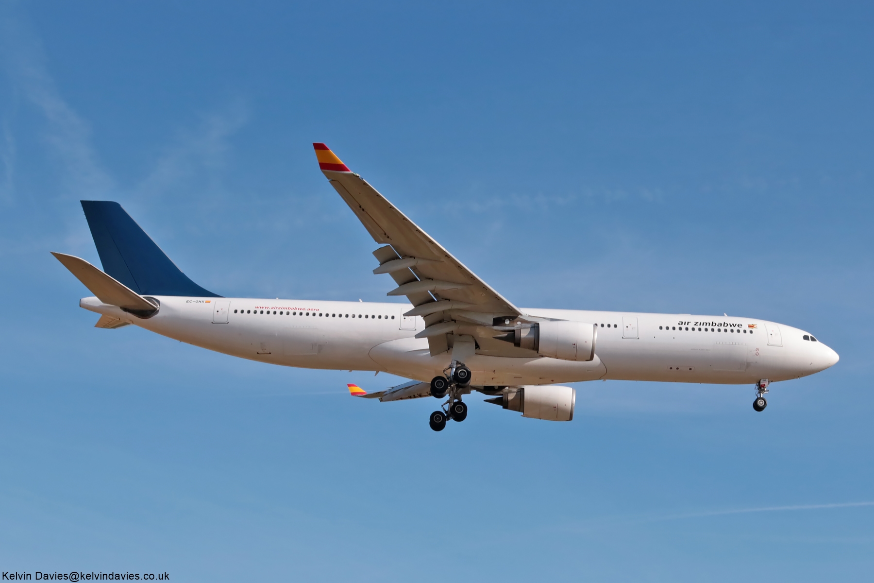 Air Zimbabwe A330 EC-ONX