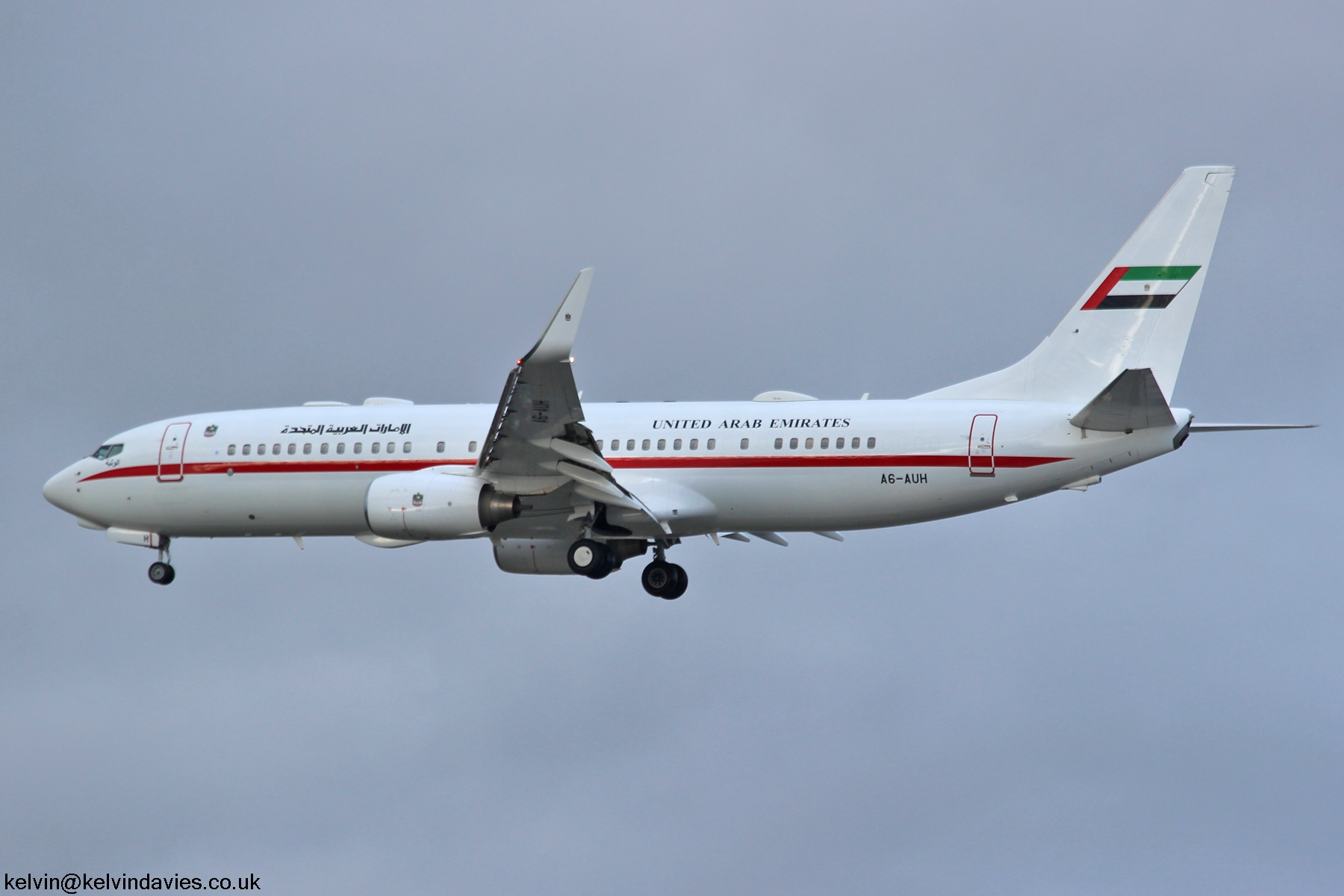 UAE Emiri Flight B737 A6-AUH