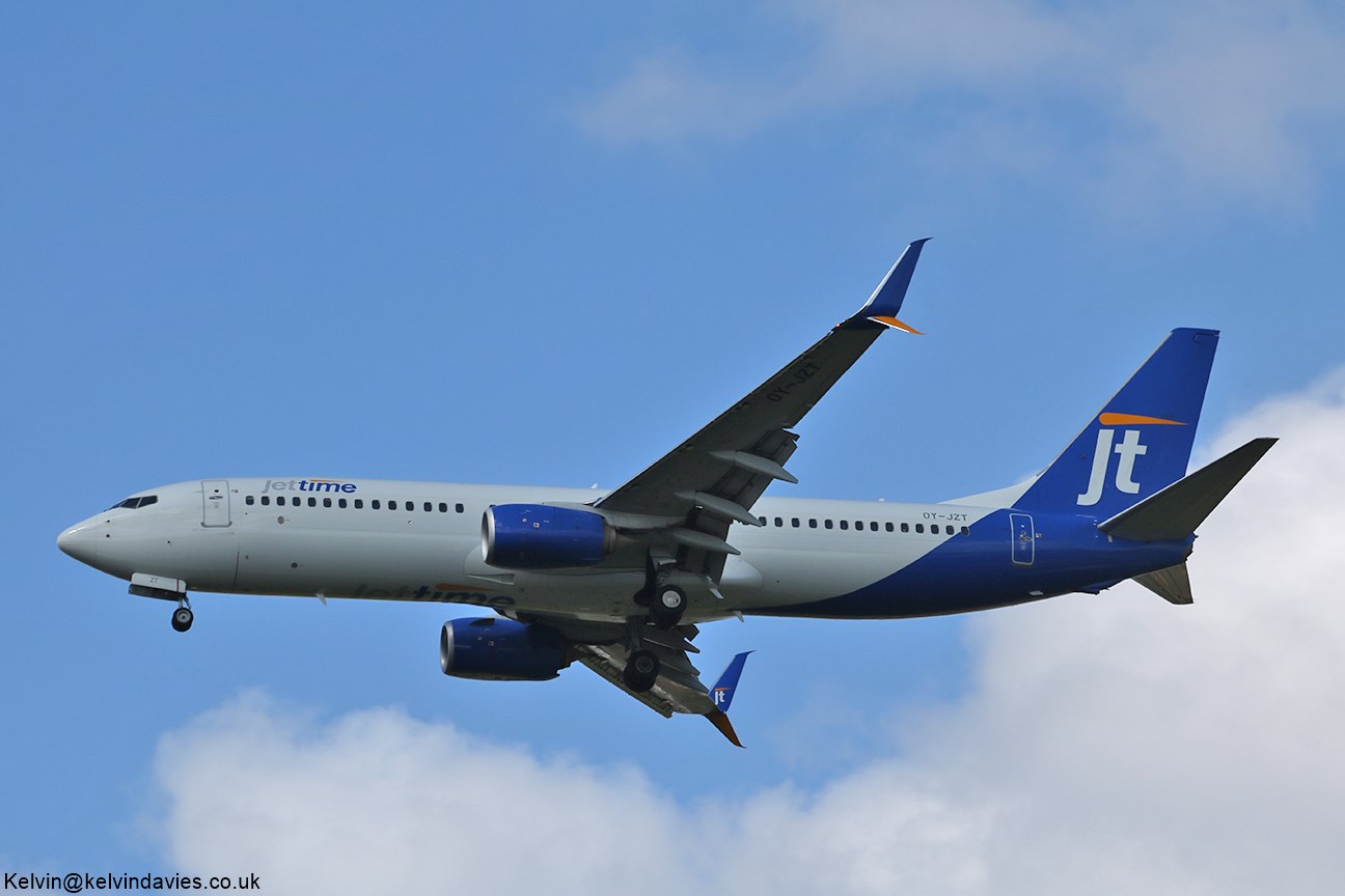 Jettime 737NG  OY-JZT