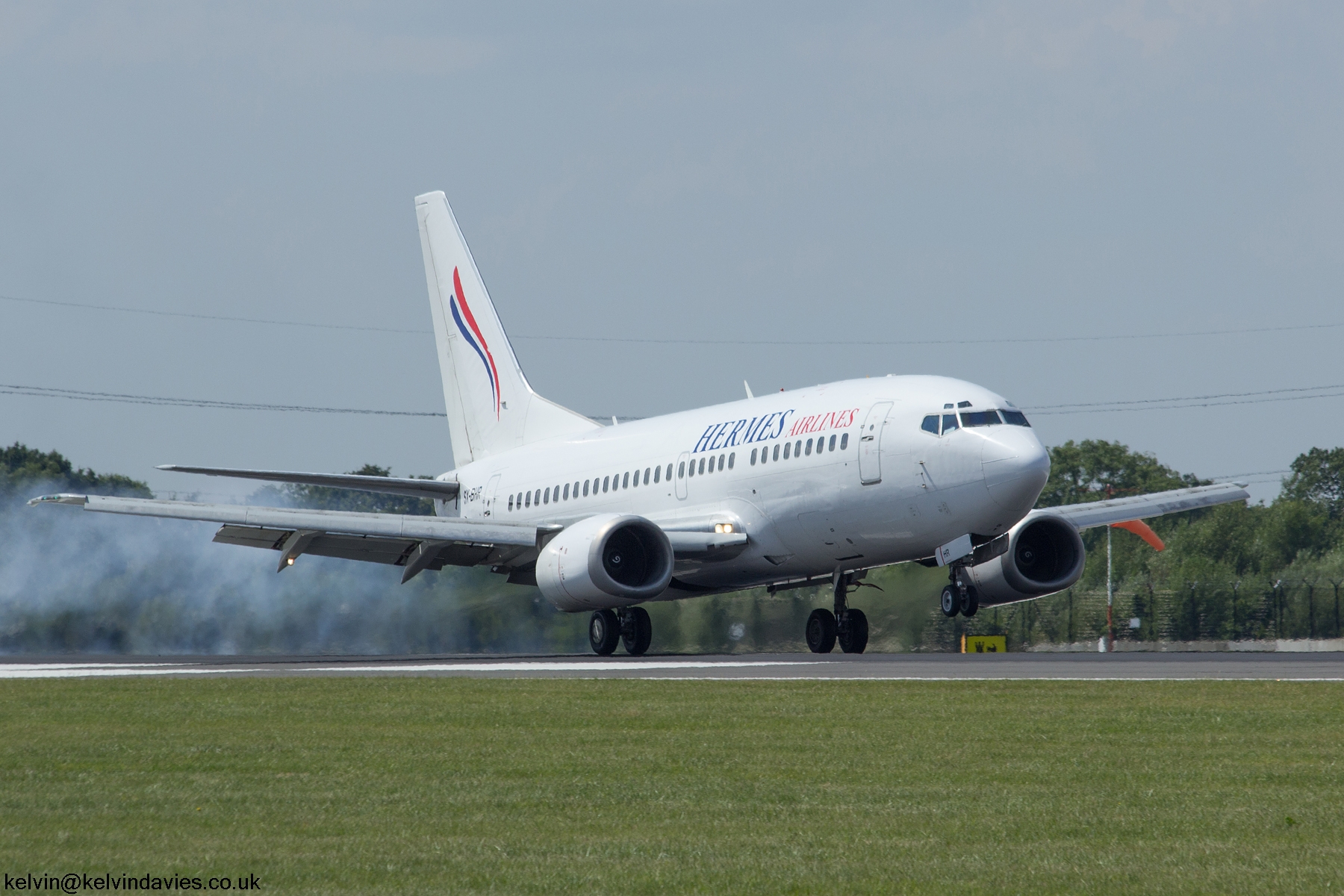 Hermes Airlines 737-500 SX-BHR