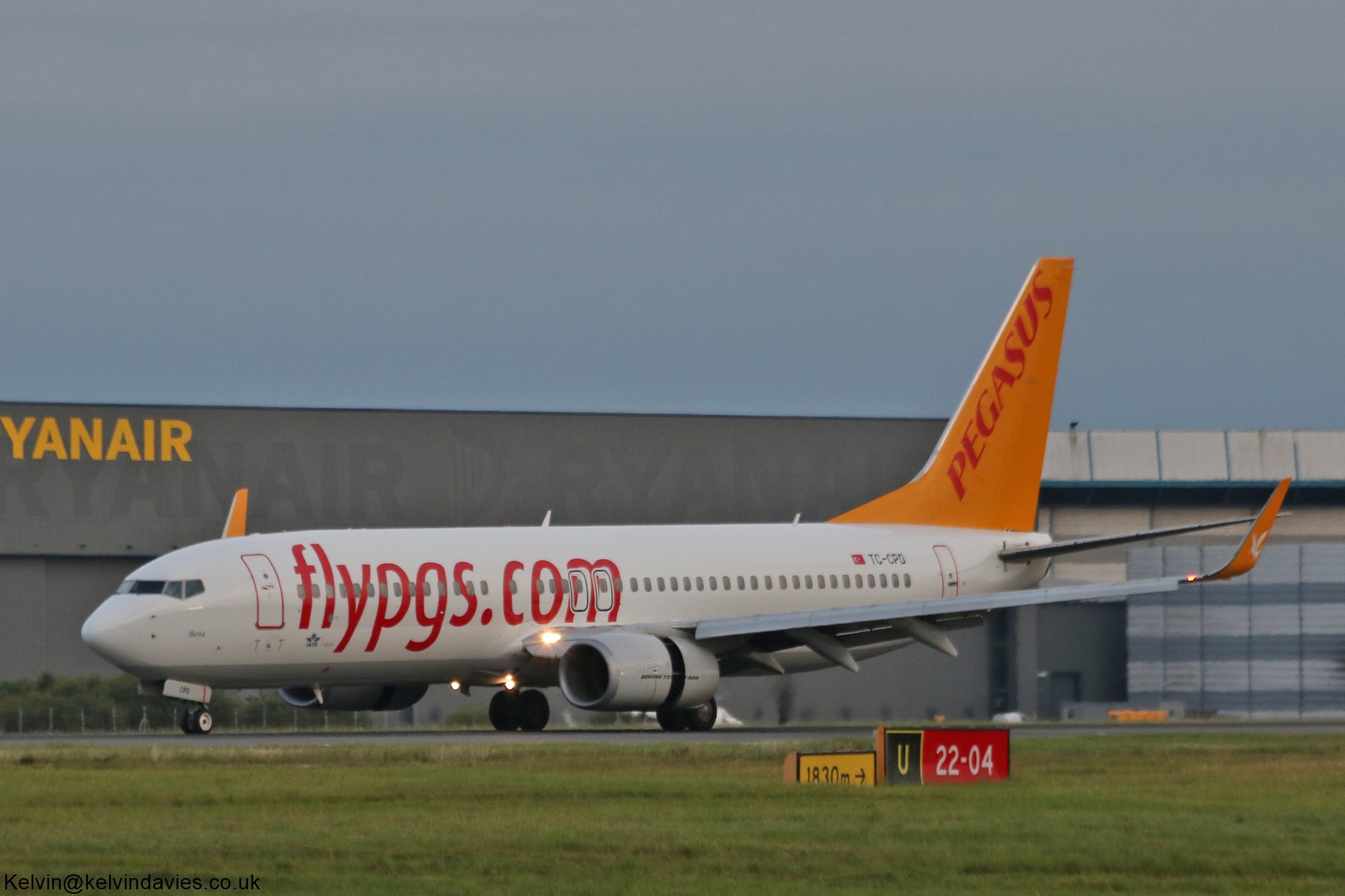 Pegasus Airlines 737NG-8 TC-CPD