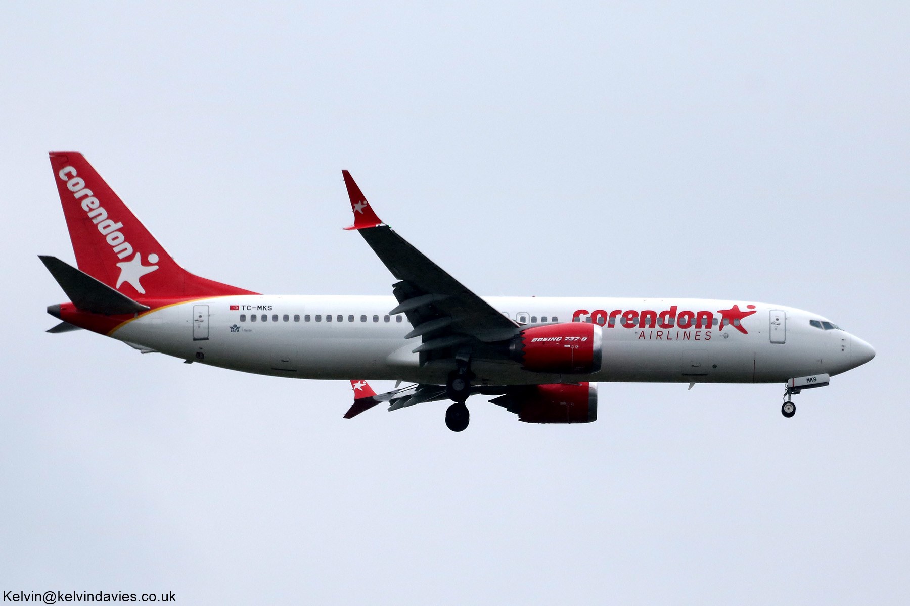 Corendon Airlines 737MAX TC-MKS