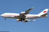 Bahrain Royal Flight 747 A9C-HMK