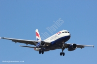 British Airways A319 G-EUOF
