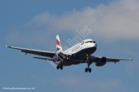 British Airways A319 G-EUPN