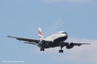 British Airways A319 G-EUPP