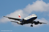 British Airways A319 G-EUPR