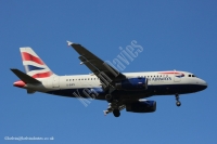 British Airways A319 G-EUPV