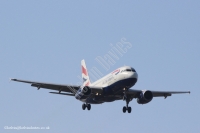 British Airways A319 G-EUPY