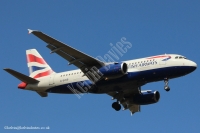British Airways A319 G-EUOB
