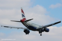 British Airways A319 G-EUOE