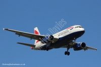 British Airways A319 G-EUPK