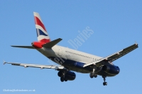 British Airways A319 G-EUPK
