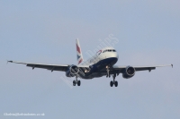 British Airways A319 G-EUPM