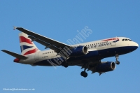 British Airways A319 G-EUPM