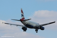 British Airways A319 G-EUPN