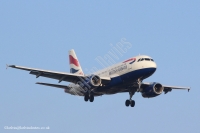 British Airways A319 G-EUPM