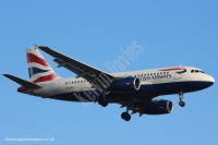 British Airways A319 G-EUPO
