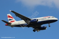 British Airways A319 G-EUPT