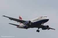 British Airways A319 G-EUPU