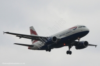 British Airways A319 G-EUPZ