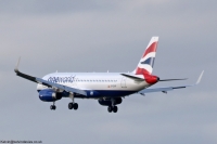 British Airways A320 G-EUYP
