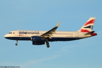 British Airways A320 G-EUYS