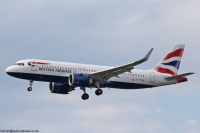 British Airways A320 NEO G-TTNX