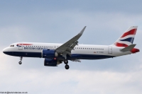 British Airways A320 NEO G-TTNX