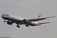 British Airways 777 G-STBP